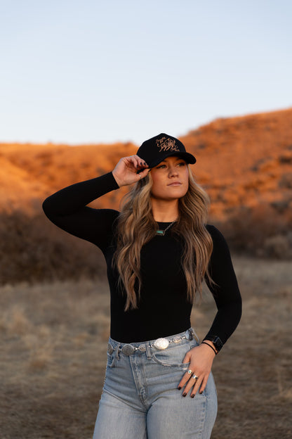 Black/Copper Breathe In-Chill Out Hat