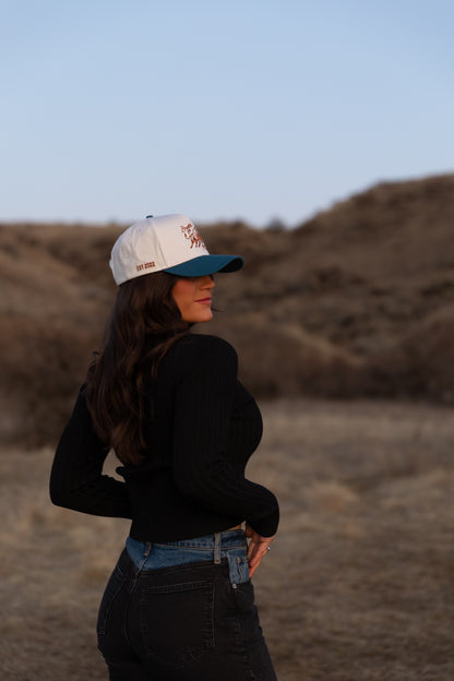 Denim/Ivory Breathe In-Chill Out Hat